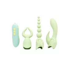 Natalie's Toy Box Pleasure Hunter 4-in-1 Vibrator Set at Spencer's