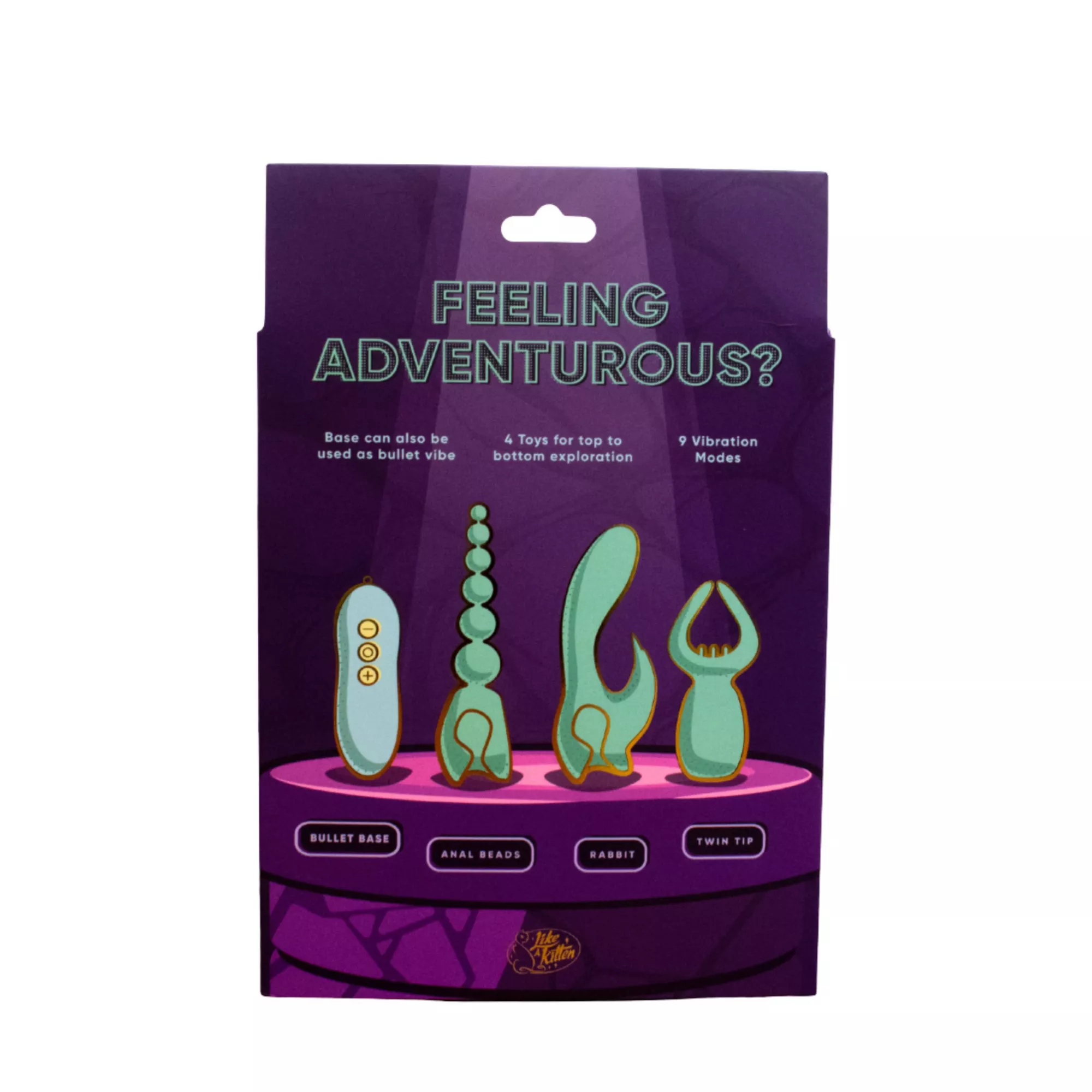 Natalie's Toy Box Pleasure Hunter 4-in-1 Vibrator Set at Spencer's