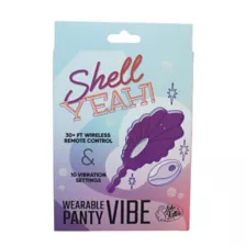 Natalie's Toy Box Shell Yeah Remote Control Panty Vibrator at Spencer's