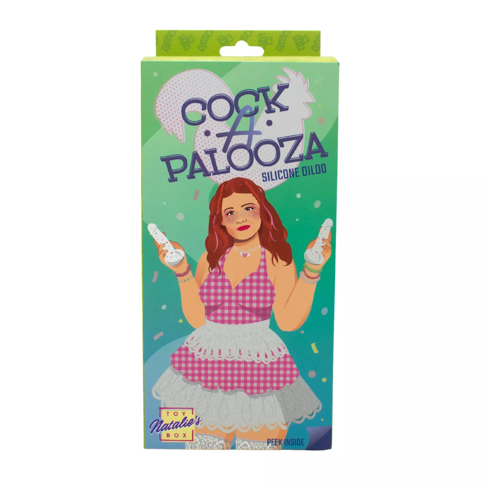 Cock-A-Palooza Confetti Dildo - Natalie's Toy Box at Spencer's