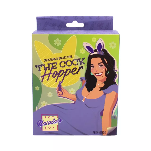 Natalie's Toy Box The Cock Hopper Cock Ring and Bullet Vibrator at Spencer's