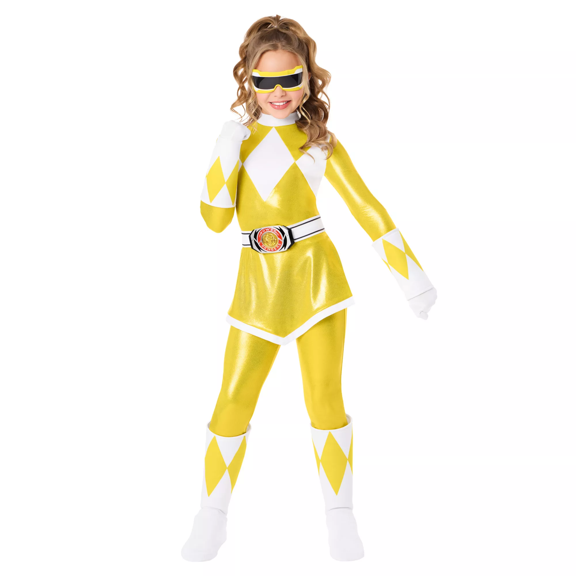 Kids Yellow Power Ranger Costume - Mighty Morphin Power Rangers at Spirit Halloween