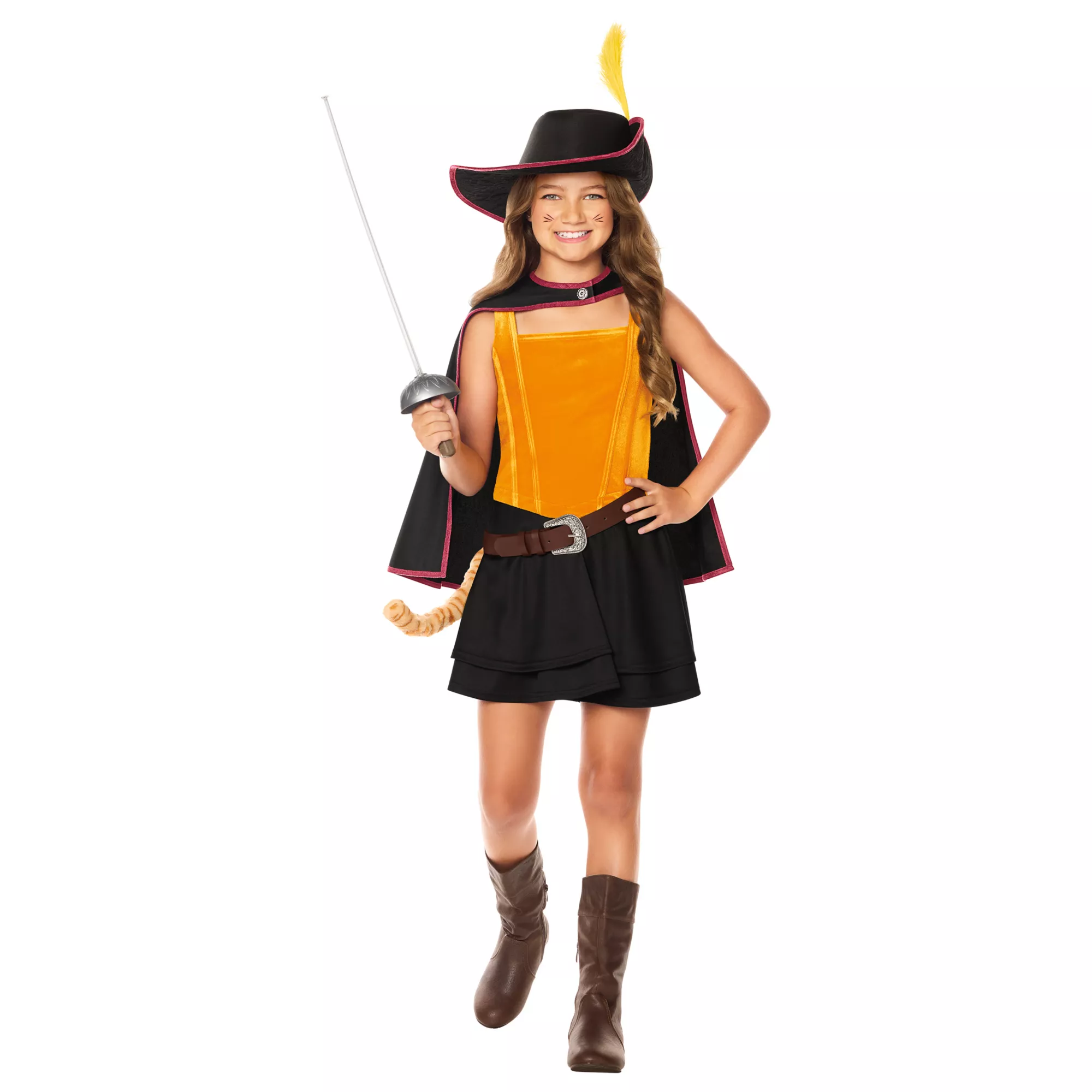 Kids Puss Boots Dress Costume - Shrek