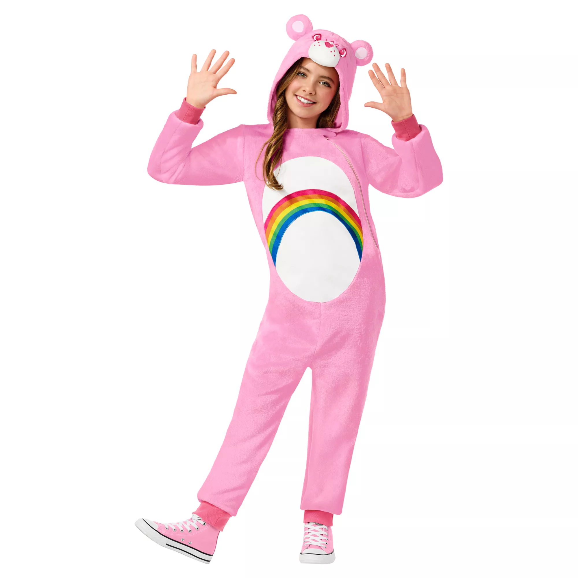 Kids Cheer Bear Jumpsuit Costume - Care Bears at Spirit Halloween