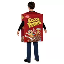Kids Cocoa Pebbles Cereal Box 3D Costume at Spirit Halloween