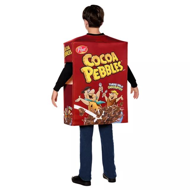 Kids Cocoa Pebbles Cereal Box 3D Costume at Spirit Halloween