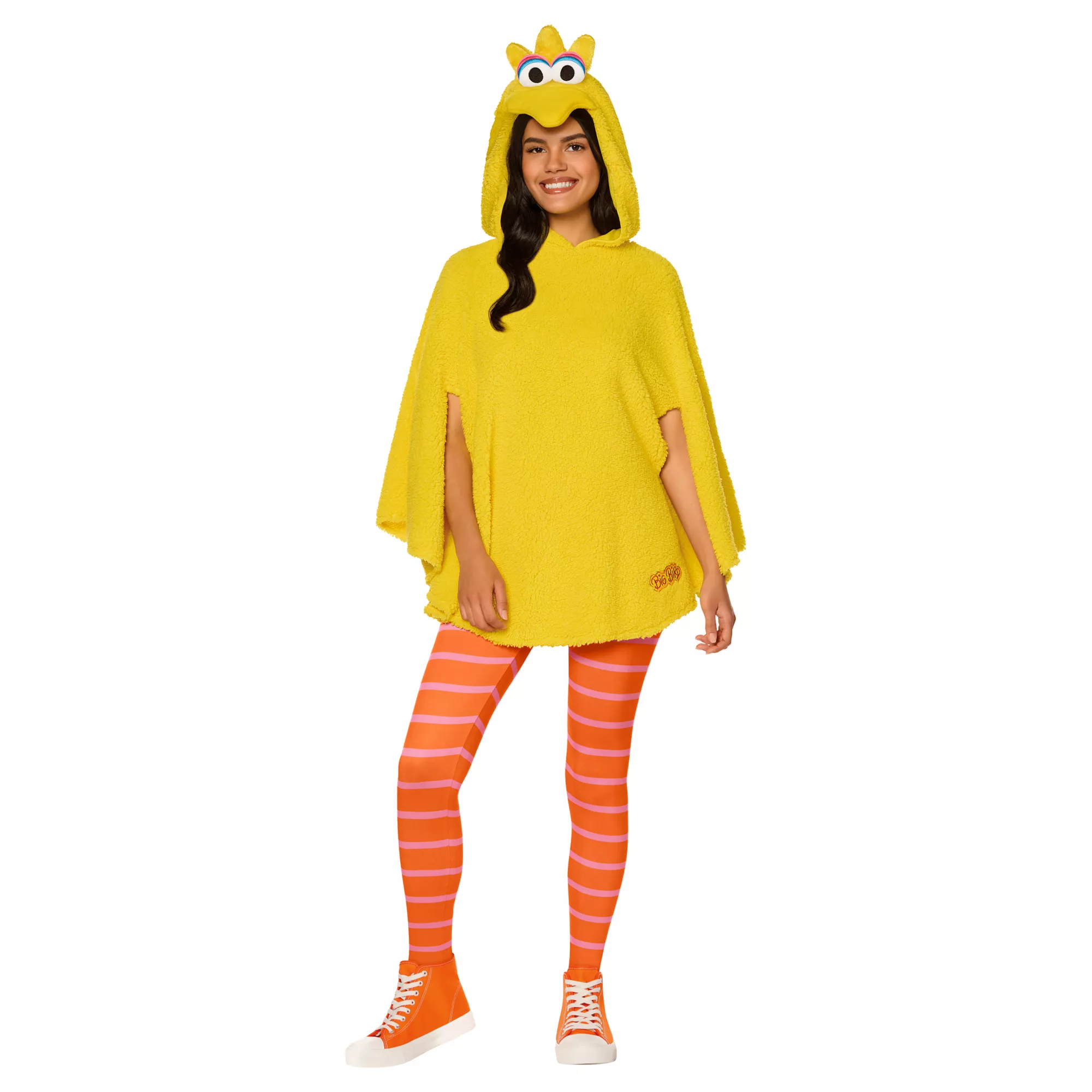Adult Big Bird Poncho Costume - Sesame Street