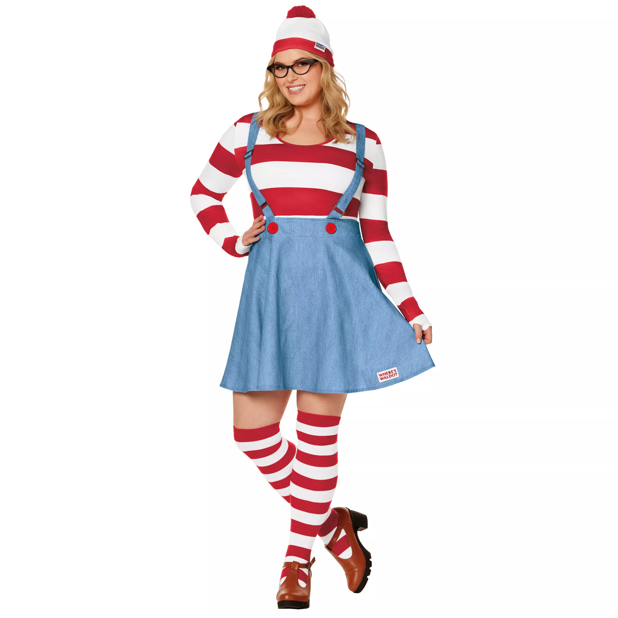Adult Wenda Dress Costume - Where's Waldo? at Spirit Halloween