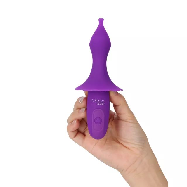 Maia Sienna Fluttering Silicone Vibrator at Spencer's