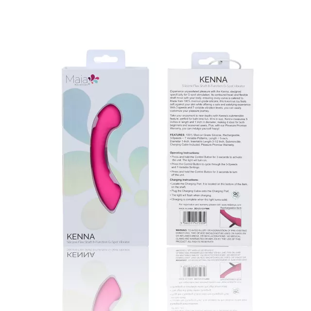 Maia Kenna Flex Shaft Silicone G-Spot Vibrator at Spencer's