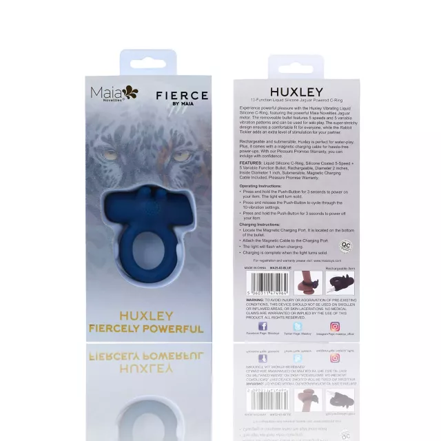 Maia Huxley Fierce Silicone Cock Ring at Spencer's