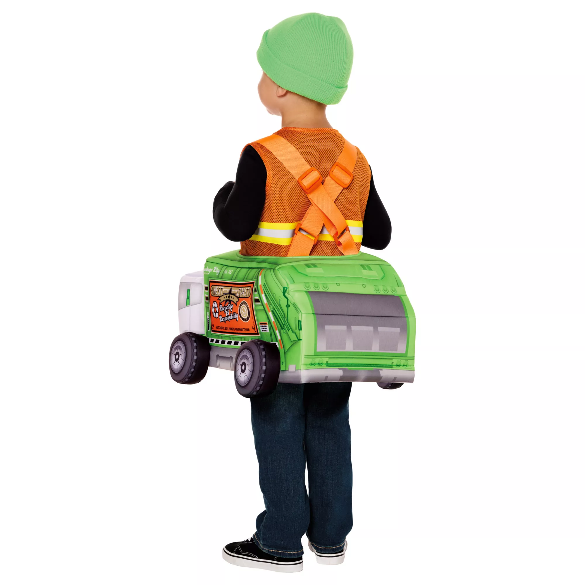 Toddler Matchbox Trash Truck Ride-Along Costume
