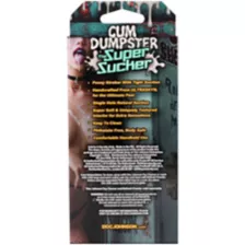 The Super Sucker Cum Dumpster Ultraskyn Masturbator at Spencer's