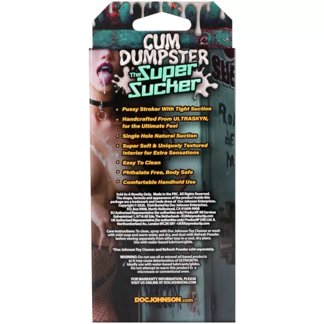 The Super Sucker Cum Dumpster Ultraskyn Masturbator at Spencer's