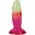 Crystal Jellies Multicolor Suction Cup Dildo - 4.5 Inch at Spencer's