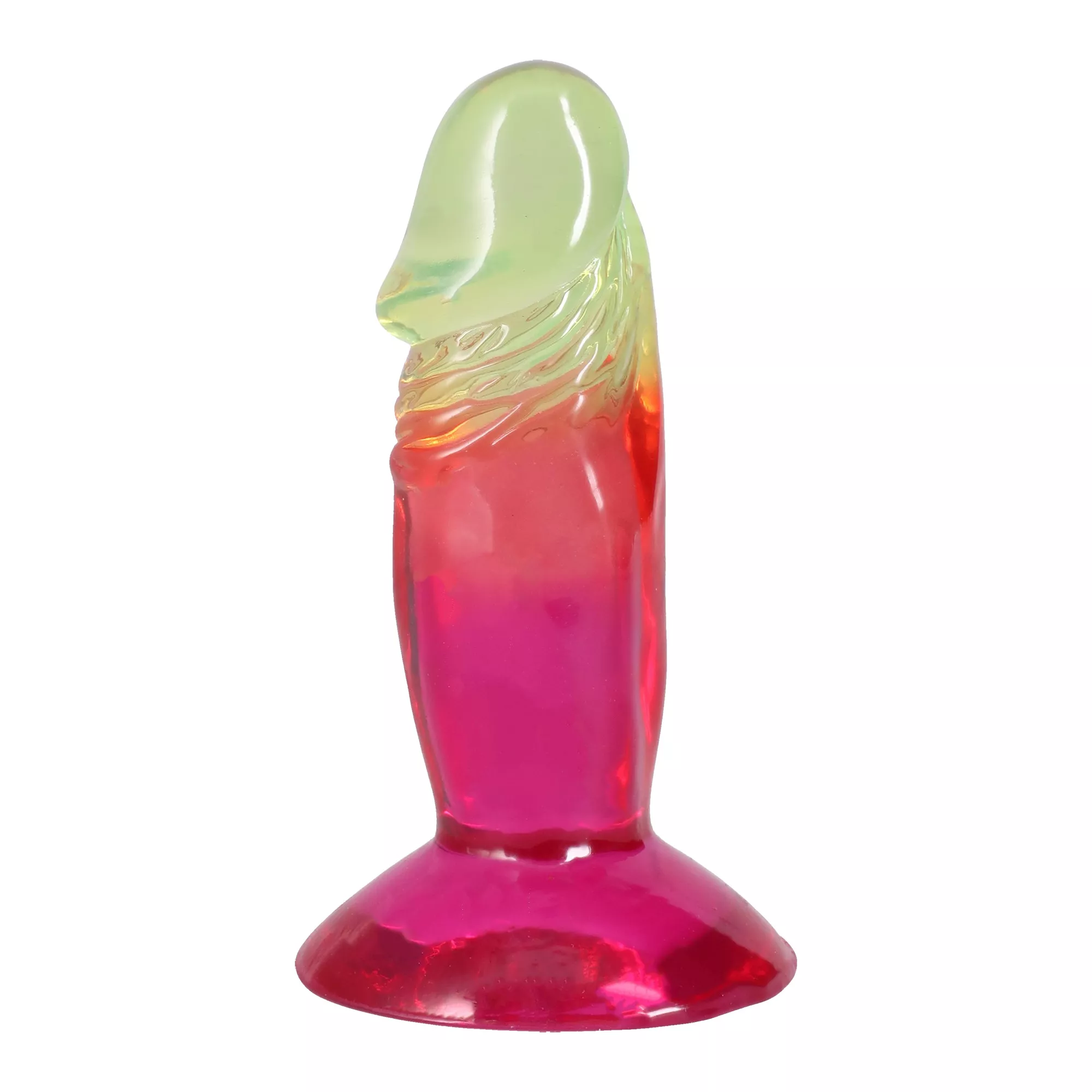 Crystal Jellies Multicolor Suction Cup Dildo - 4.5 Inch at Spencer's