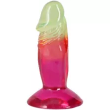 Crystal Jellies Multicolor Suction Cup Dildo - 4.5 Inch at Spencer's