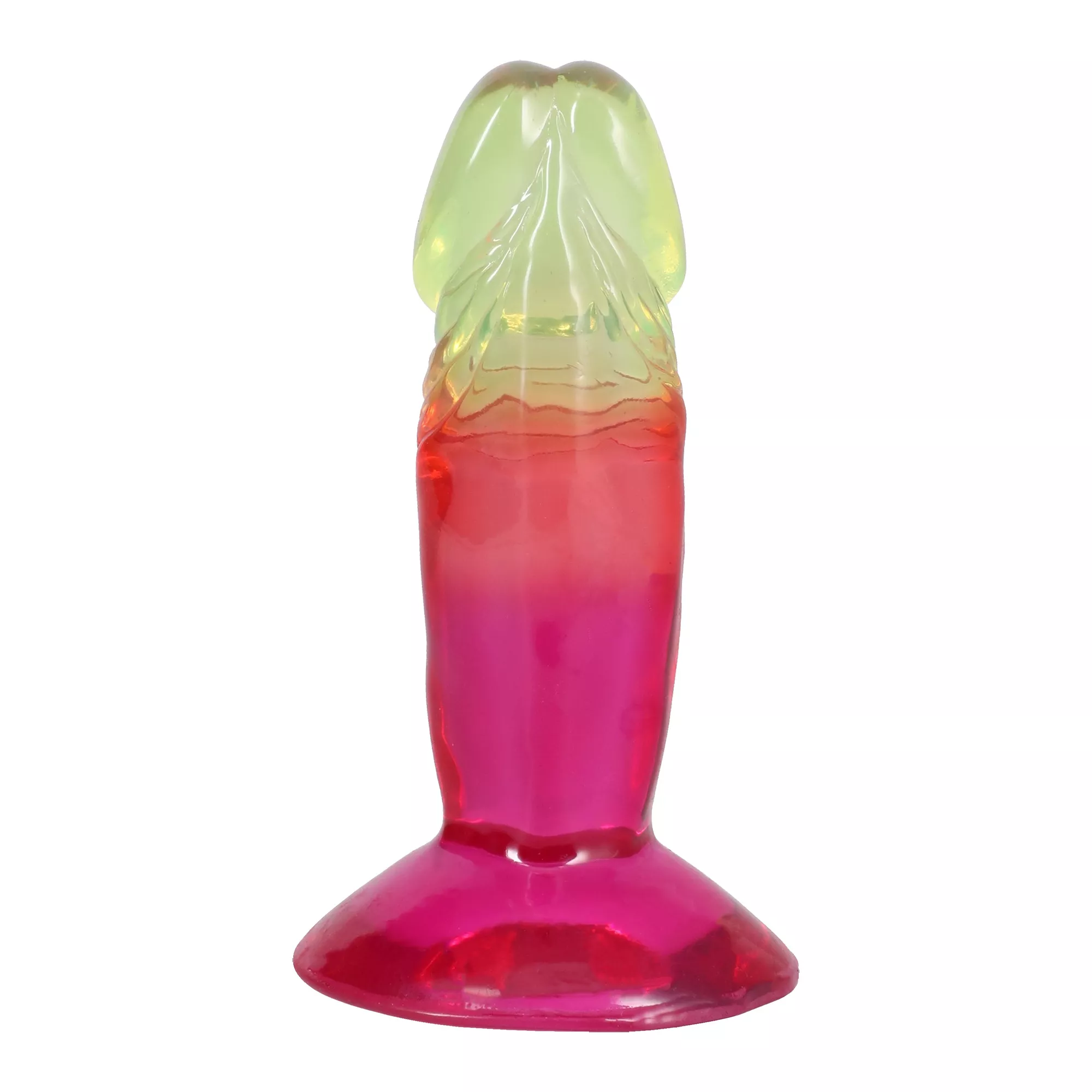 Crystal Jellies Multicolor Suction Cup Dildo - 4.5 Inch at Spencer's