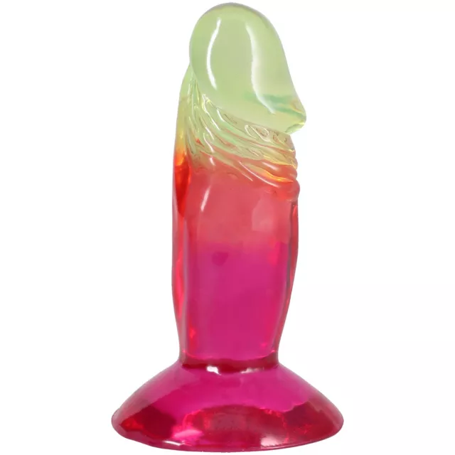 Crystal Jellies Multicolor Suction Cup Dildo - 4.5 Inch at Spencer's