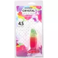 Crystal Jellies Multicolor Suction Cup Dildo - 4.5 Inch at Spencer's