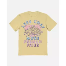 Less Chat More French Fries T Shirt at Spencer's