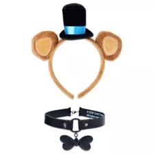 Freddy Headband and Choker 2-Piece Set – Five Nights at Freddy’s at Spencer's