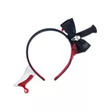 Ghost Face Bow and Knife Headband at Spencer's