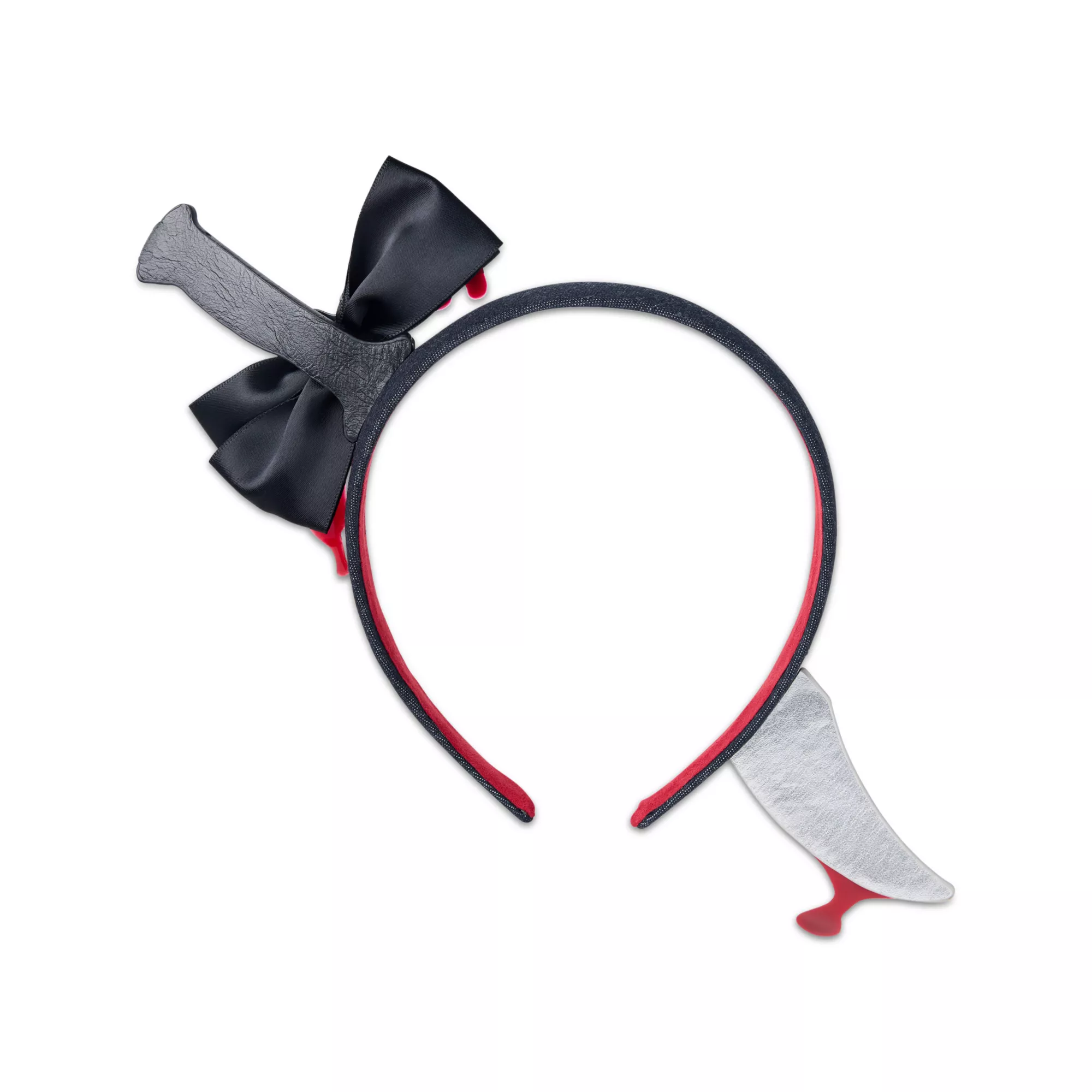 Ghost Face Bow and Knife Headband at Spencer's