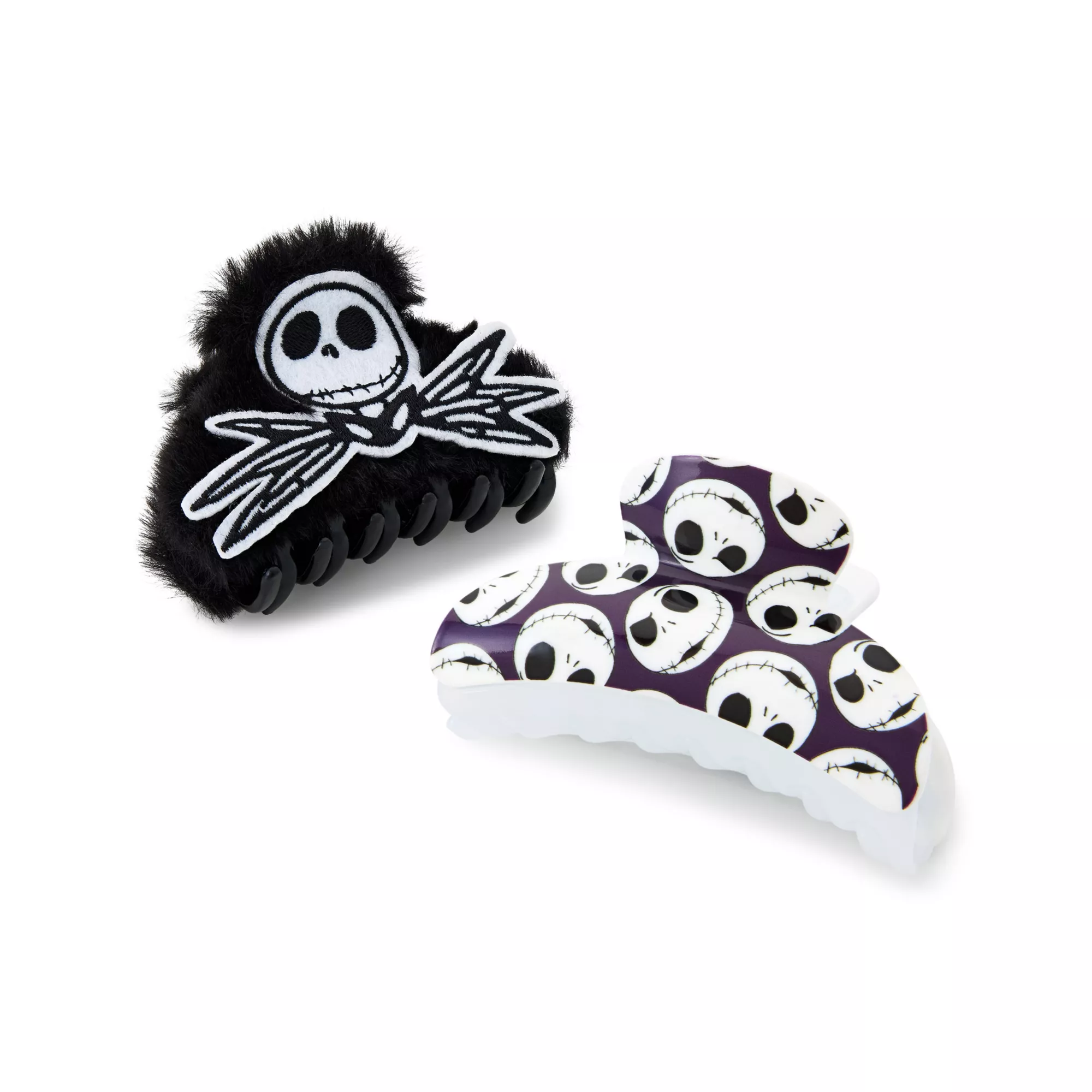 Jack Skellington Fuzzy Claw Hair Clips 2 Pack - The Nightmare Before Christmas at Spencer's