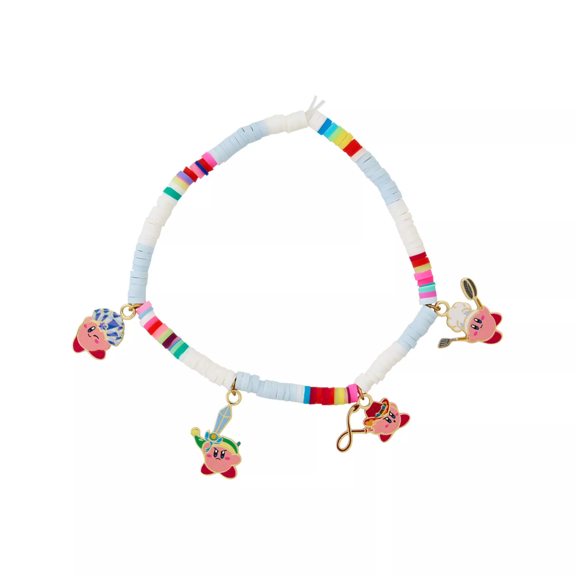 Multi-Pack Kirby Charm Beaded Bracelets - 3 Pack at Spencer's