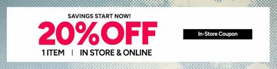Shop 20% Off 1