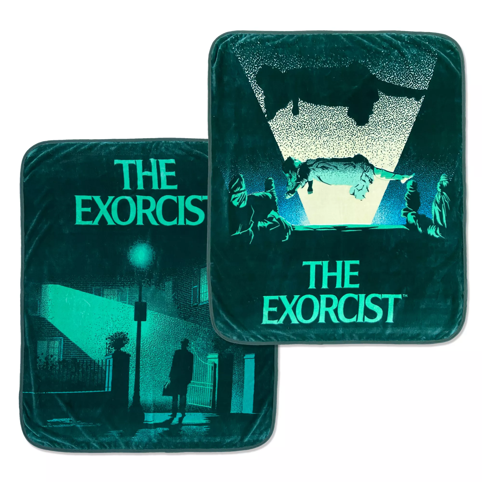 Tough Night Reversible Fleece Blanket - The Exorcist at Spencer's