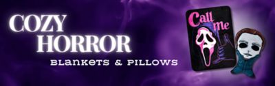 Cozy Blankets and Pillows from 8 Binge-Worthy Horror Movies