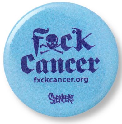 Fxck Cancer Button