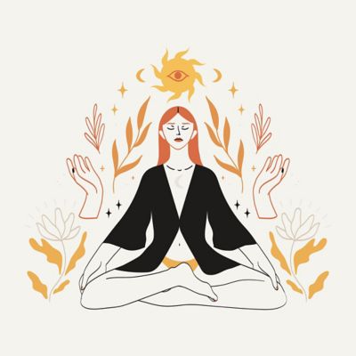 Meditation Illustration