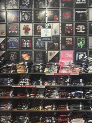 Spencer's Graphic Tees Wall