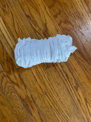 Shibori tie dye t shirt process with rubber bands
