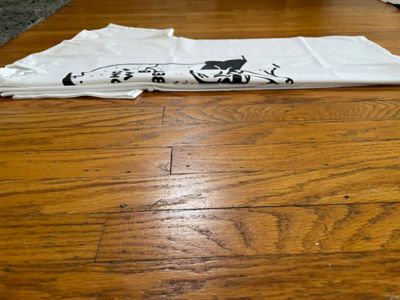 Striped DIY tie dye t shirt process
