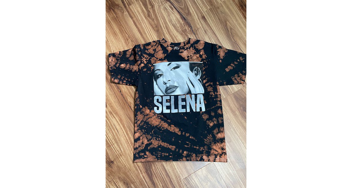 Selena bleach tie dye t shirt