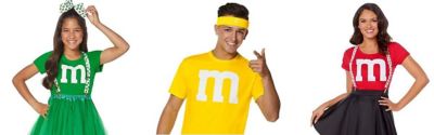 M&M Costumes (for Men, Women, Kids)