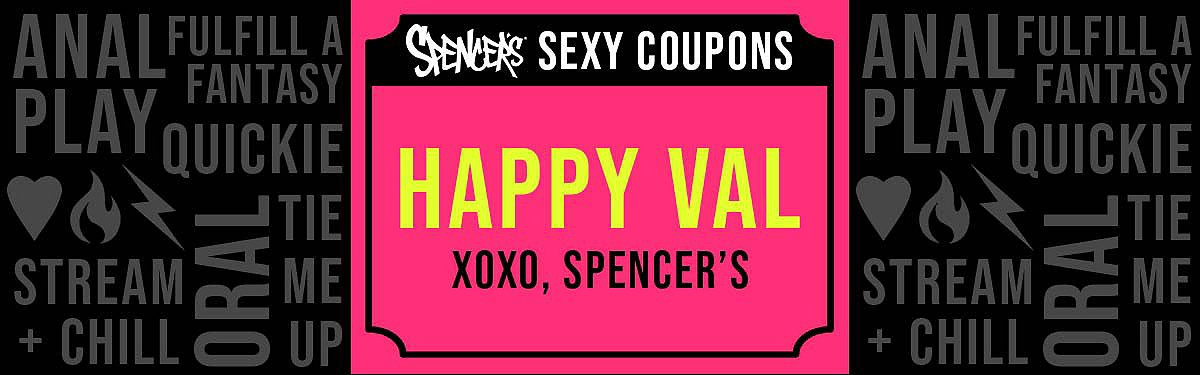 Spencer's sexy coupons for Valentine's Day