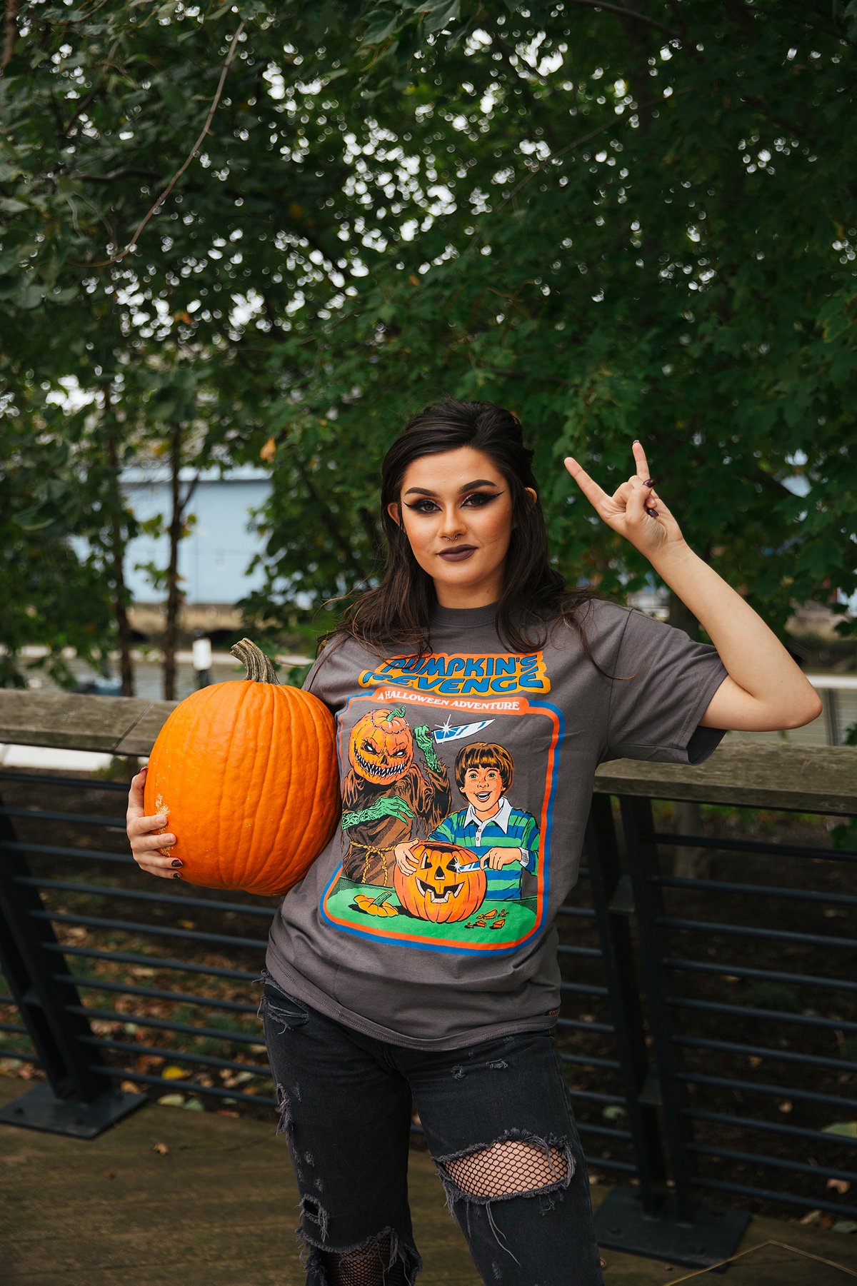 steven rhodes pumpkin's revenge t shirt t-shirt