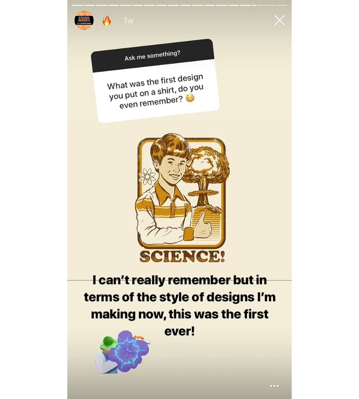 steven rhodes instagram interview science first design