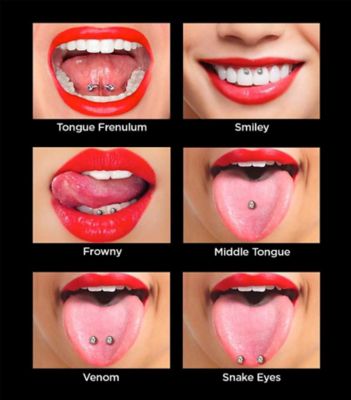 Silicone smiley hot sale piercing jewelry