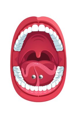 Tongue Frenulum Piercing
