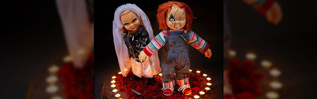 Valentine's Day Chucky and Tiffany Dolls