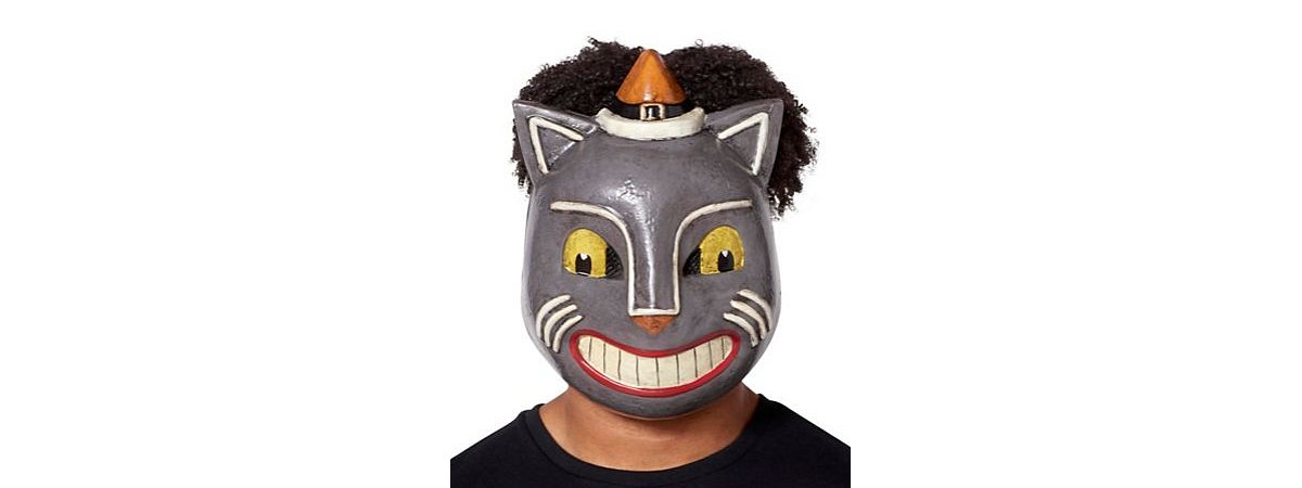 Vintage Cat Halloween Mask