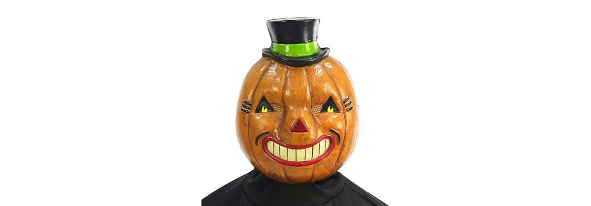 Vintage Pumpkin Halloween Mask